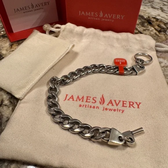 James Avery Silver Chain Bracelet - Picture 4 of 6